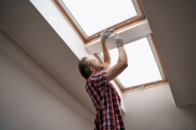 Beautiful Skylight in Living Room